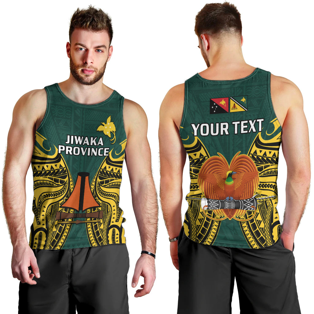custom-personalised-papua-new-guinea-men-tank-top-jiwaka-province-mix-coat-of-arms-polynesian-art