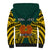 (Custom Personalised) Papua New Guinea Sherpa Hoodie Jiwaka Province Mix Coat Of Arms Polynesian Art - Wonder Print Shop