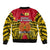 Papua New Guinea Bomber Jacket National Capital District Mix Coat Of Arms Polynesian Art - Wonder Print Shop