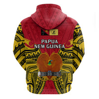 Papua New Guinea Hoodie National Capital District Mix Coat Of Arms Polynesian Art - Wonder Print Shop
