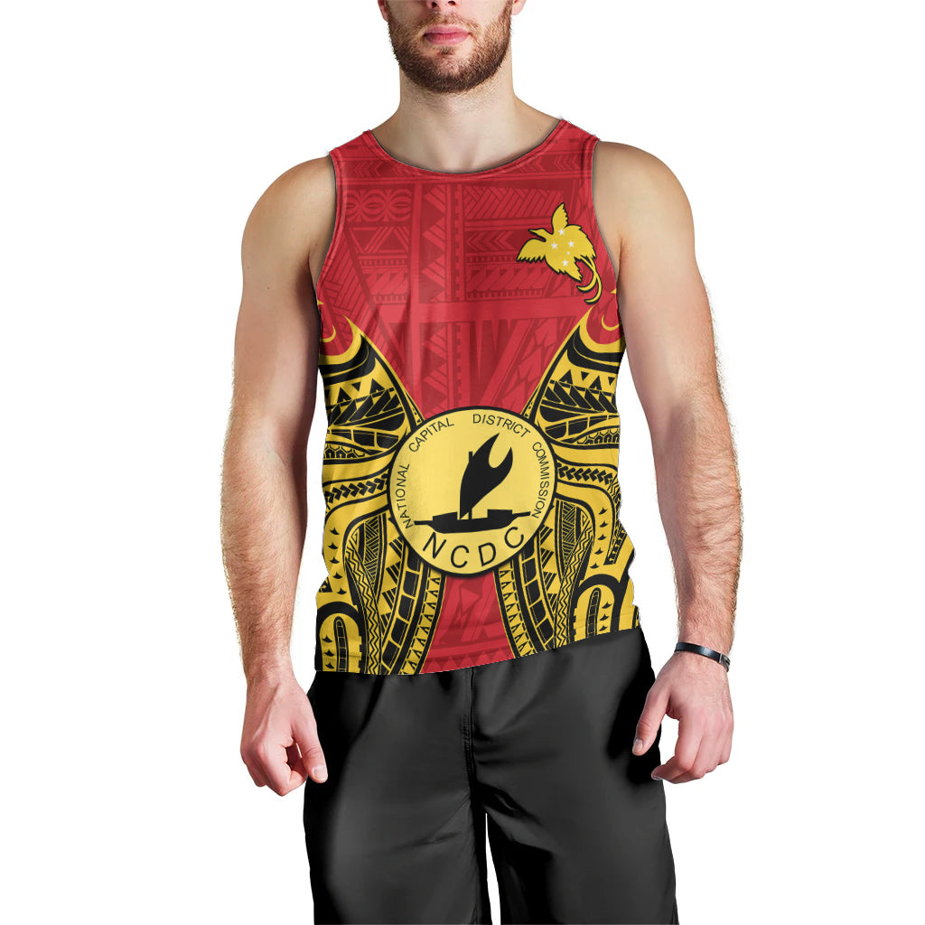 papua-new-guinea-men-tank-top-national-capital-district-mix-coat-of-arms-polynesian-art