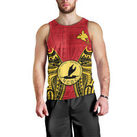 custom-personalised-papua-new-guinea-men-tank-top-national-capital-district-mix-coat-of-arms-polynesian-art