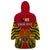 (Custom Personalised) Papua New Guinea Wearable Blanket Hoodie National Capital District Mix Coat Of Arms Polynesian Art - Wonder Print Shop