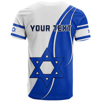 Custom Israel Independence Day T Shirt Yom Haatzmaut Curvel Style - Wonder Print Shop