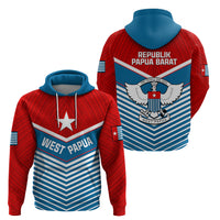 West Papua Hoodie Coat Of Arms And Morning Star Flag - Wonder Print Shop