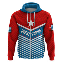 West Papua Hoodie Coat Of Arms And Morning Star Flag - Wonder Print Shop