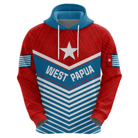 West Papua Hoodie Coat Of Arms And Morning Star Flag - Wonder Print Shop