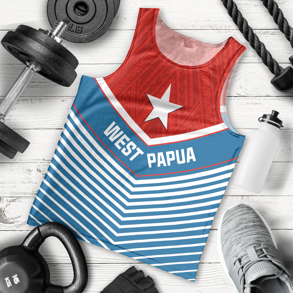 custom-personalised-west-papua-men-tank-top-coat-of-arms-and-morning-star-flag