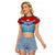 (Custom Personalised) West Papua Raglan Cropped T Shirt Coat Of Arms And Morning Star Flag - Wonder Print Shop