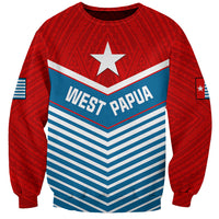 (Custom Personalised) West Papua Sweatshirt Coat Of Arms And Morning Star Flag - Wonder Print Shop