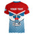 (Custom Personalised) West Papua Women V Neck T Shirt Coat Of Arms And Morning Star Flag - Wonder Print Shop