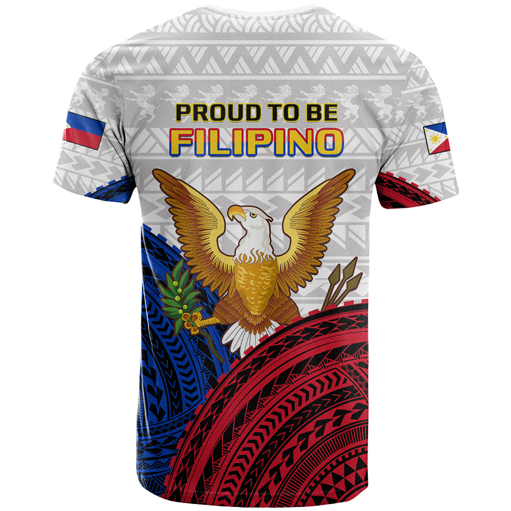 Philippines Independence Day T Shirt Proud To Be Filipino Polynesian Pattern - Wonder Print Shop