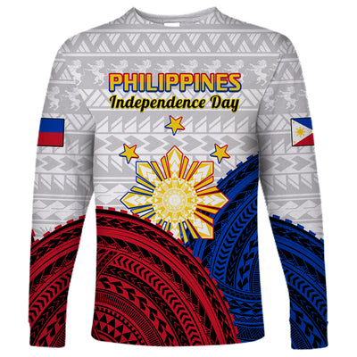 Congo-Kinshasa Independence Day Long Sleeve Shirt Coat Of Arms - African Pattern LT15 main image 1