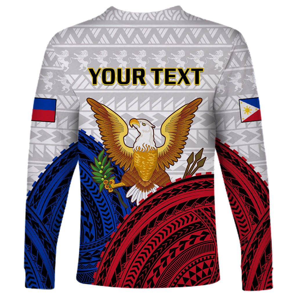 Congo-Kinshasa Independence Day Long Sleeve Shirt Coat Of Arms - African Pattern LT15