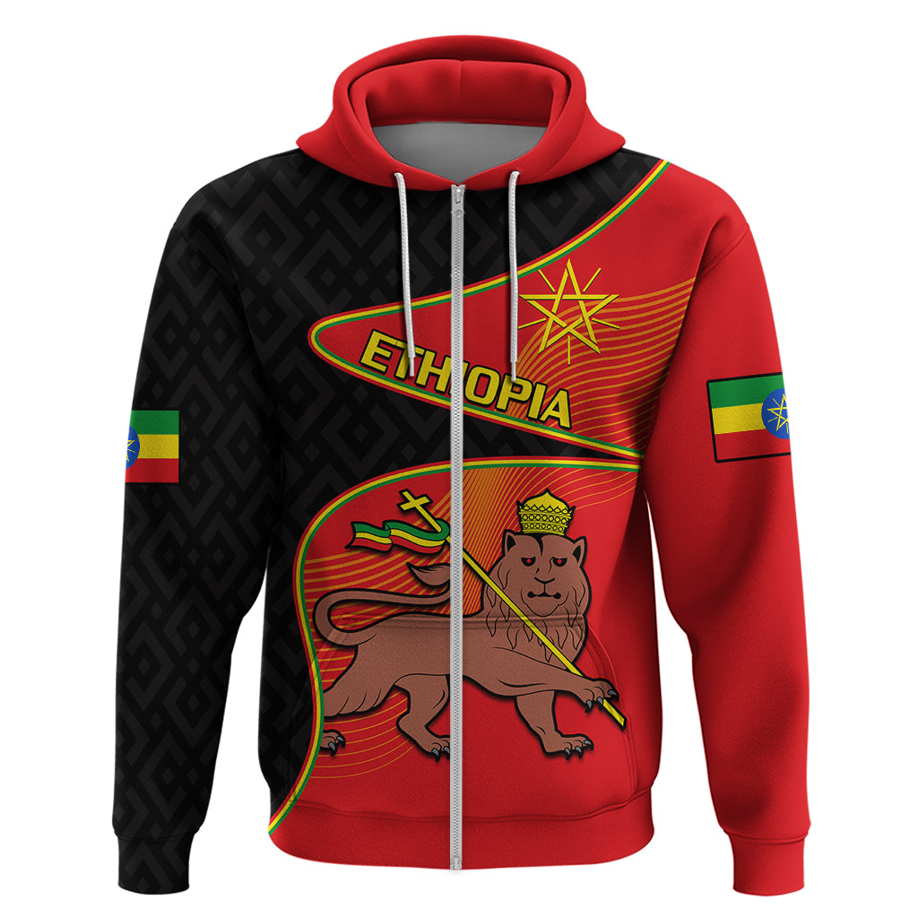 Ethiopia Derg Downfall Day Hoodie Ethiopian Lion of Judah - Wonder Print Shop