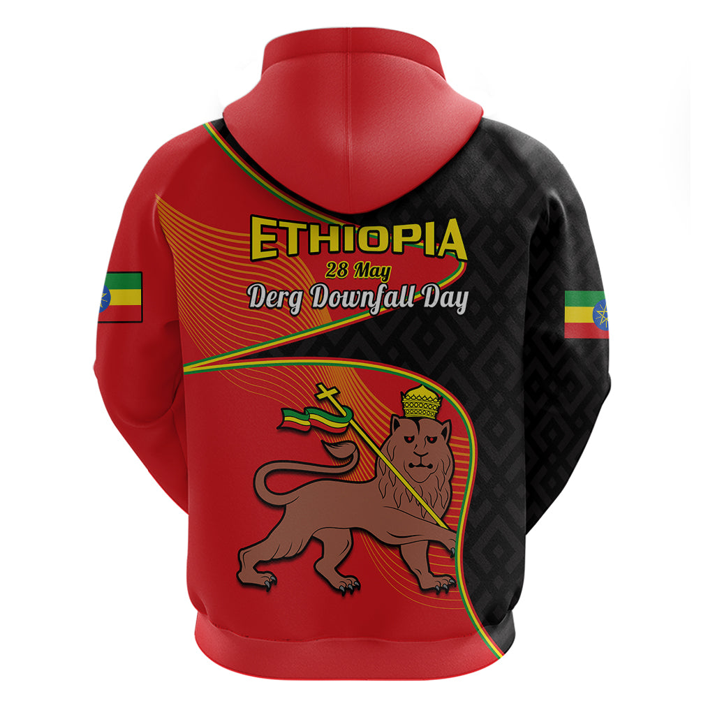 Ethiopia Derg Downfall Day Hoodie Ethiopian Lion of Judah - Wonder Print Shop
