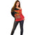 Ethiopia Derg Downfall Day Off Shoulder Sweater Ethiopian Lion of Judah - Wonder Print Shop