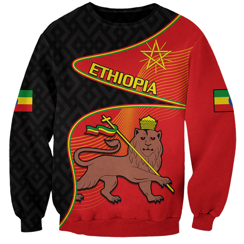 Ethiopia Derg Downfall Day Sweatshirt Ethiopian Lion of Judah - Wonder Print Shop