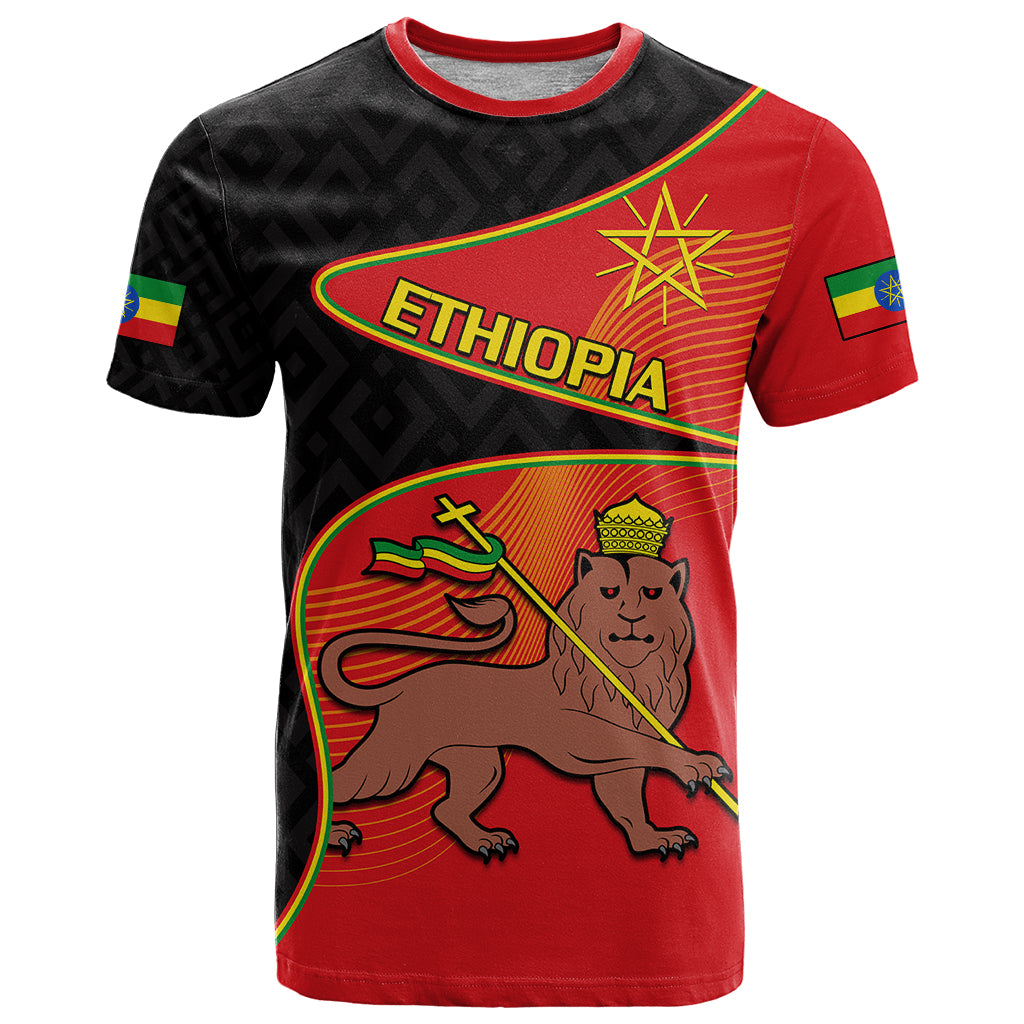 Ethiopia Derg Downfall Day T Shirt Ethiopian Lion of Judah - Wonder Print Shop