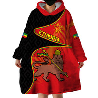 Ethiopia Derg Downfall Day Wearable Blanket Hoodie Ethiopian Lion of Judah - Wonder Print Shop