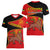 Ethiopia Derg Downfall Day Women V Neck T Shirt Ethiopian Lion of Judah - Wonder Print Shop