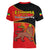 Ethiopia Derg Downfall Day Women V Neck T Shirt Ethiopian Lion of Judah - Wonder Print Shop
