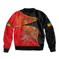(Custom Personalised) Ethiopia Derg Downfall Day Bomber Jacket Ethiopian Lion of Judah - Wonder Print Shop