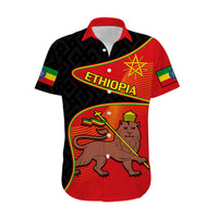 (Custom Personalised) Ethiopia Derg Downfall Day Hawaiian Shirt Ethiopian Lion of Judah - Wonder Print Shop