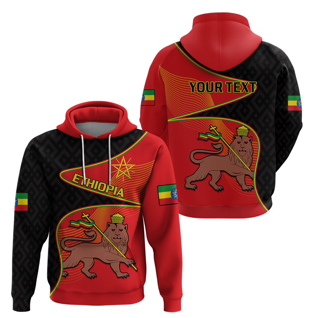 Custom Ethiopia Derg Downfall Day Hoodie Ethiopian Lion of Judah - Wonder Print Shop
