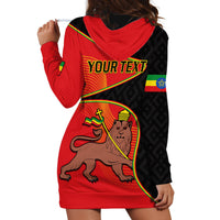 (Custom Personalised) Ethiopia Derg Downfall Day Hoodie Dress Ethiopian Lion of Judah - Wonder Print Shop