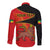 (Custom Personalised) Ethiopia Derg Downfall Day Long Sleeve Button Shirt Ethiopian Lion of Judah - Wonder Print Shop