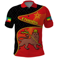 Custom Ethiopia Derg Downfall Day Polo Shirt Ethiopian Lion of Judah - Wonder Print Shop