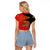 (Custom Personalised) Ethiopia Derg Downfall Day Raglan Cropped T Shirt Ethiopian Lion of Judah - Wonder Print Shop