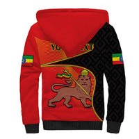 (Custom Personalised) Ethiopia Derg Downfall Day Sherpa Hoodie Ethiopian Lion of Judah - Wonder Print Shop