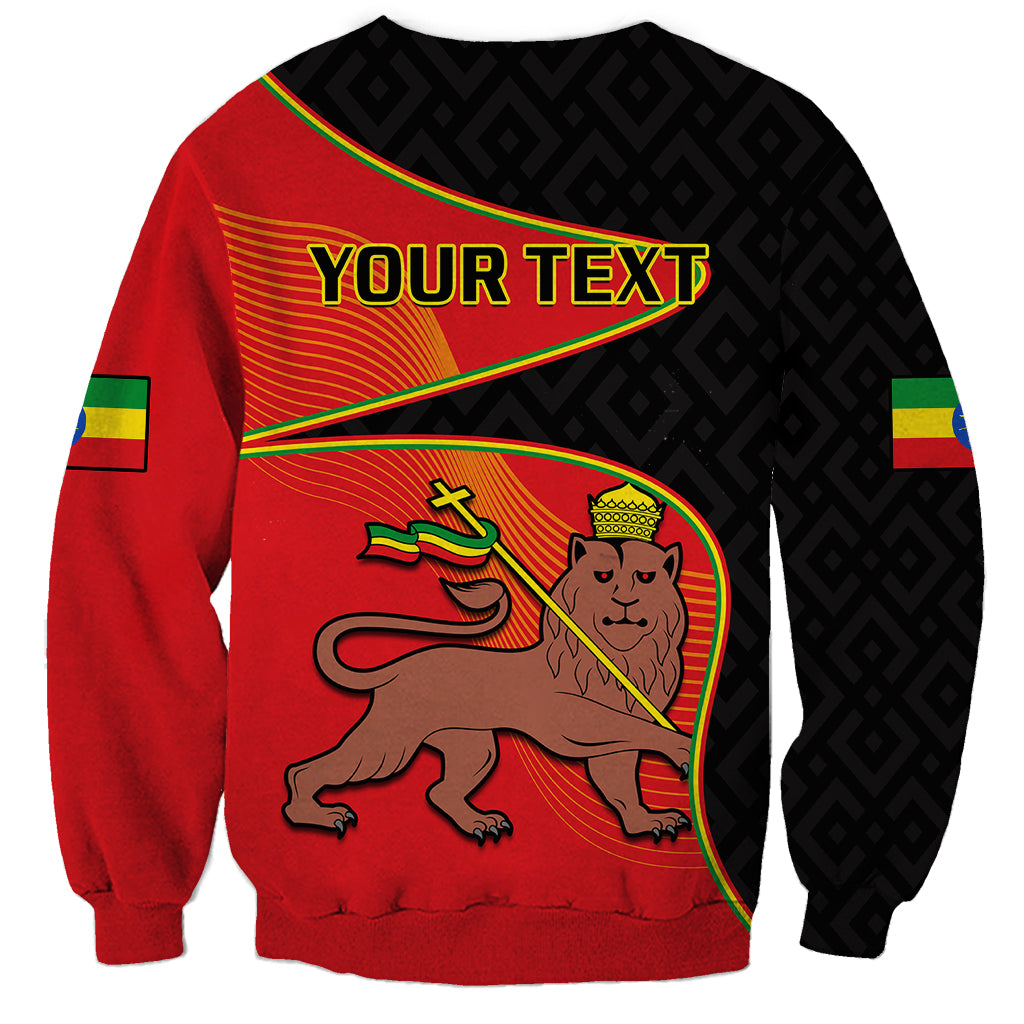 (Custom Personalised) Ethiopia Derg Downfall Day Sweatshirt Ethiopian Lion of Judah - Wonder Print Shop
