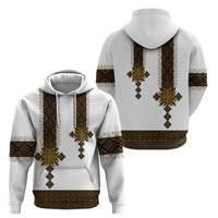 Ethiopia Hoodie Ethiopian Tilet With African Pattern Ver.01 - Wonder Print Shop