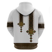 Ethiopia Hoodie Ethiopian Tilet With African Pattern Ver.01 - Wonder Print Shop
