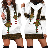 Ethiopia Hoodie Dress Ethiopian Tilet With African Pattern Ver.01 - Wonder Print Shop