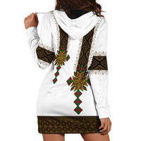 Ethiopia Hoodie Dress Ethiopian Tilet With African Pattern Ver.01 - Wonder Print Shop