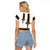 Ethiopia Raglan Cropped T Shirt Ethiopian Tilet With African Pattern Ver.01 - Wonder Print Shop