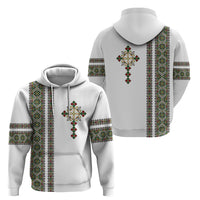 Ethiopia Hoodie Ethiopian Tilet With African Pattern Ver.02 - Wonder Print Shop