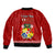 Tonga Fathers Day Bomber Jacket Red Tongan Ngatu I Love You Dad - Wonder Print Shop