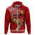 Tonga Fathers Day Hoodie Red Tongan Ngatu I Love You Dad - Wonder Print Shop