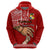 Custom Fathers Day Tonga Hoodie Red Tongan Ngatu I Love You Dad - Wonder Print Shop