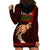 Tonga Fathers Day Hoodie Dress Black Tongan Ngatu I Love You Dad - Wonder Print Shop