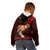Tonga Fathers Day Kid Hoodie Black Tongan Ngatu I Love You Dad - Wonder Print Shop