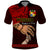 Fathers Day Tonga Polo Shirt Black Tongan Ngatu I Love You Dad - Wonder Print Shop