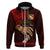 Custom Fathers Day Tonga Hoodie Black Tongan Ngatu I Love You Dad - Wonder Print Shop