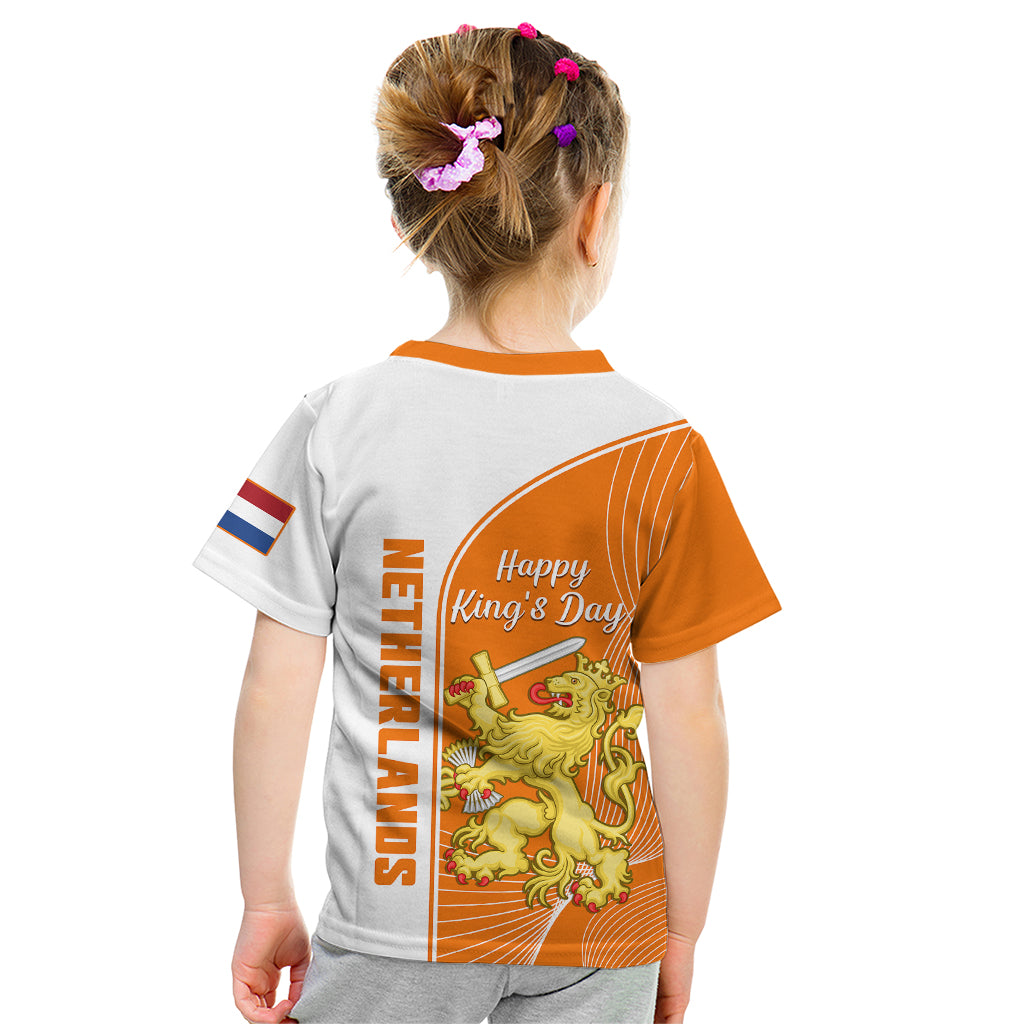 Netherlands Kings Day Kid T Shirt Gelukkige Koningsdag Ver.01 - Wonder Print Shop