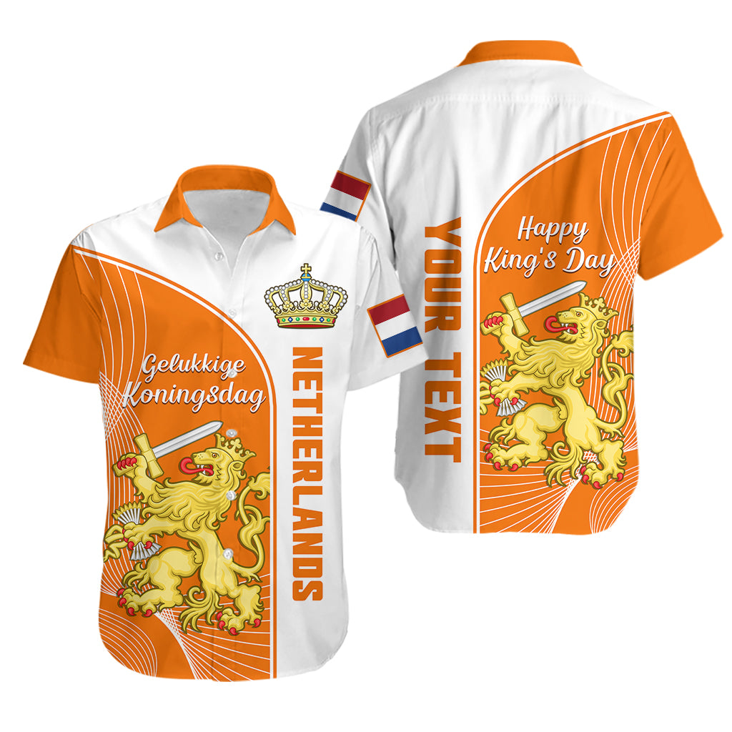 (Custom Personalised) Netherlands Kings Day Hawaiian Shirt Gelukkige Koningsdag Ver.01 - Wonder Print Shop